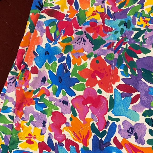 Tommy Bahama Colorful Floral Mini Dress Petite Small - Picture 6 of 7